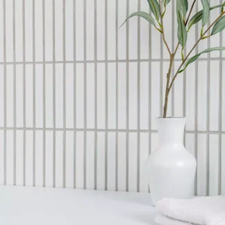 Bamboo White Mosaic Sheet